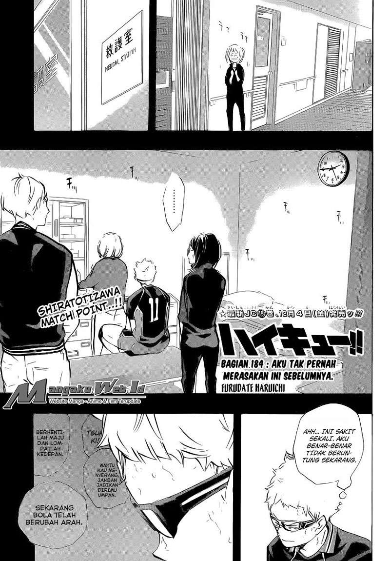 Manga Haikyuu!! Chapter 184 gambar 2