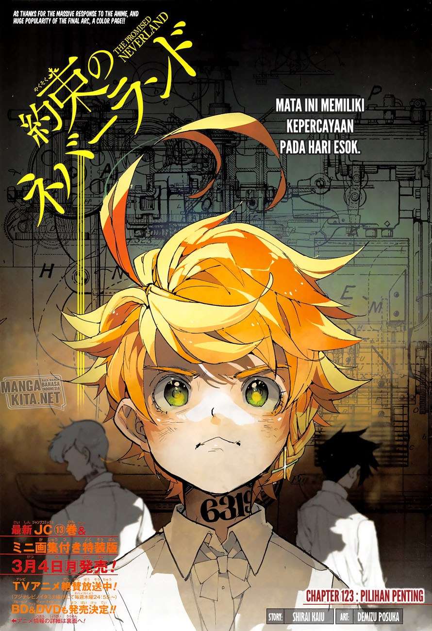 Manga The Promised Neverland Chapter 123 gambar 2