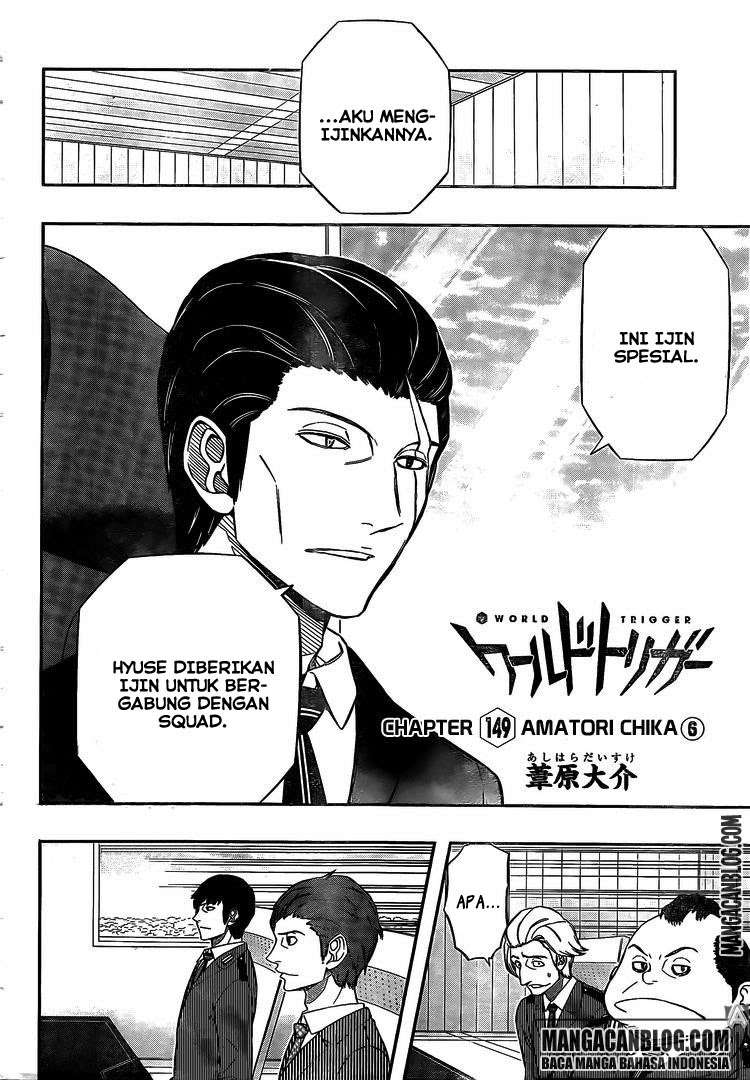 Manga World Trigger Chapter 149 gambar 2