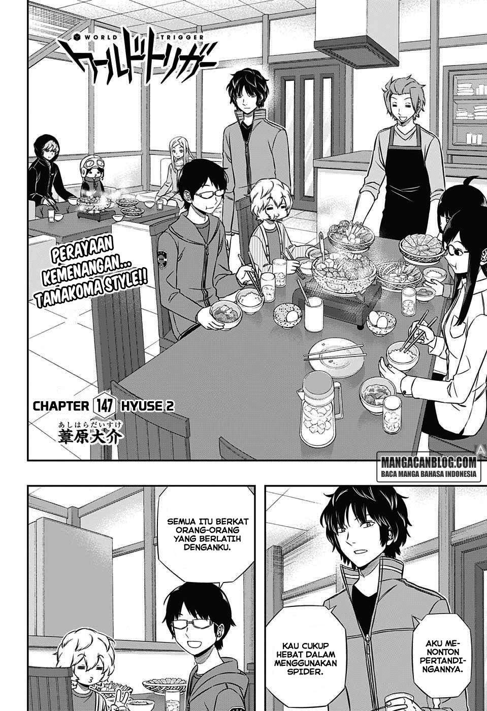 Manga World Trigger Chapter 147 gambar 2