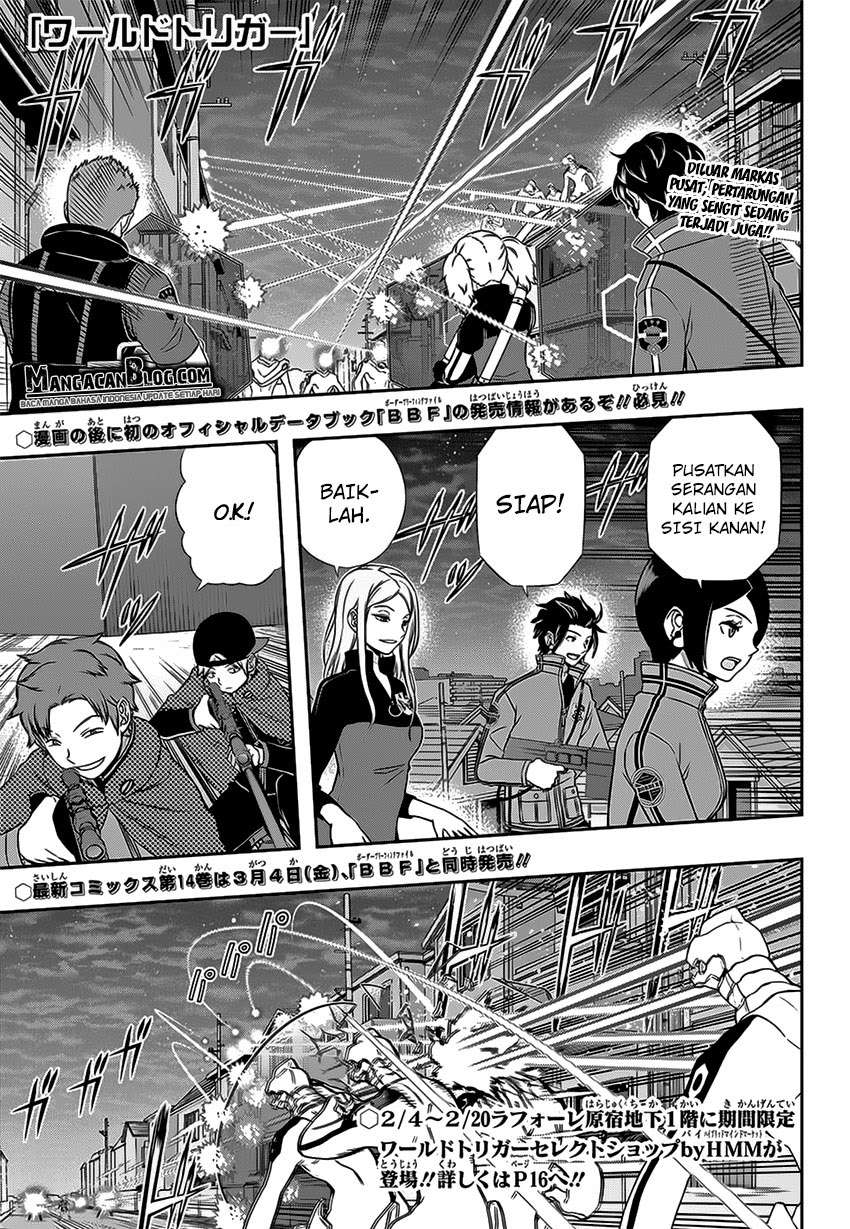 Manga World Trigger Chapter 129 gambar 2