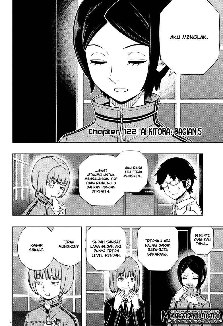 Manga World Trigger Chapter 122 gambar 2