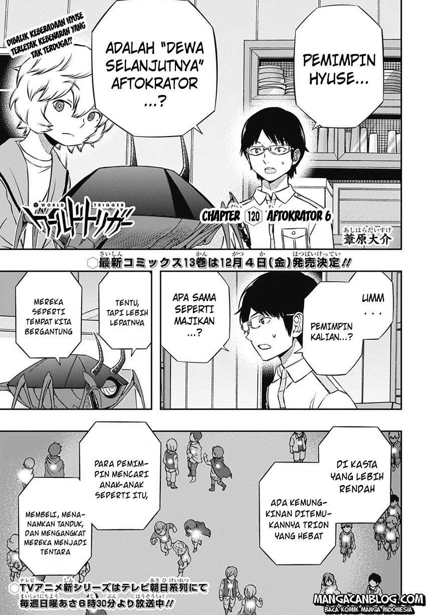 Manga World Trigger Chapter 120 gambar 2