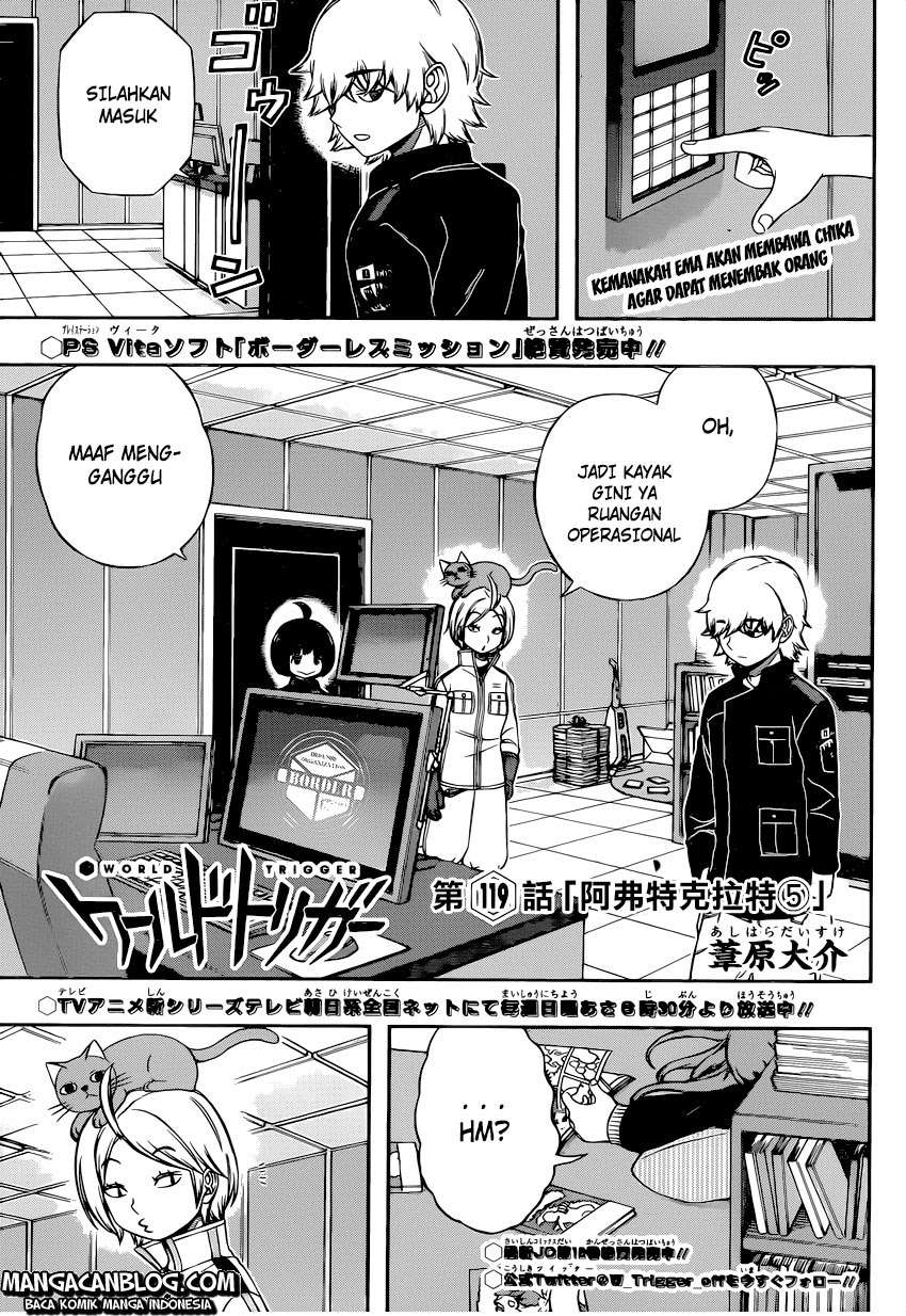 Manga World Trigger Chapter 119 gambar 2