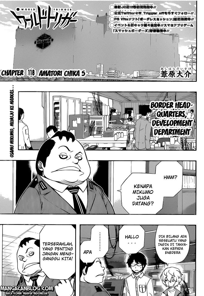 Manga World Trigger Chapter 118 gambar 2