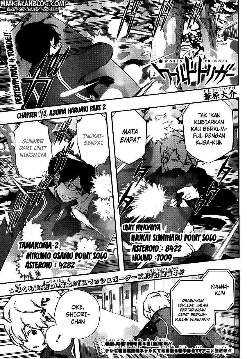 Manga World Trigger Chapter 112 gambar 2
