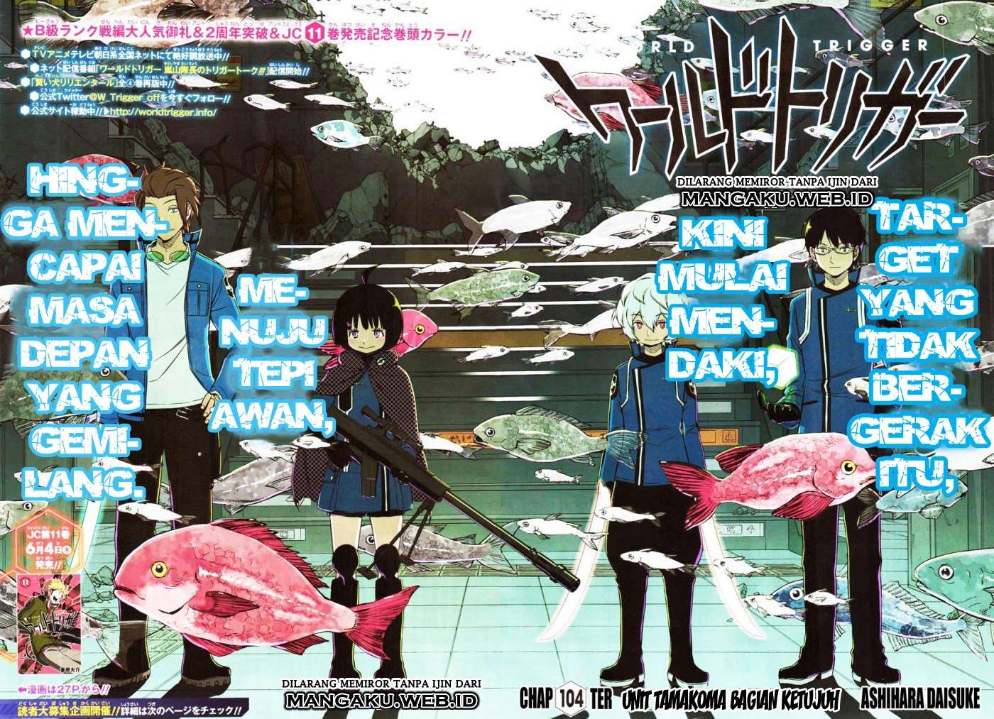 Manga World Trigger Chapter 104 gambar 2