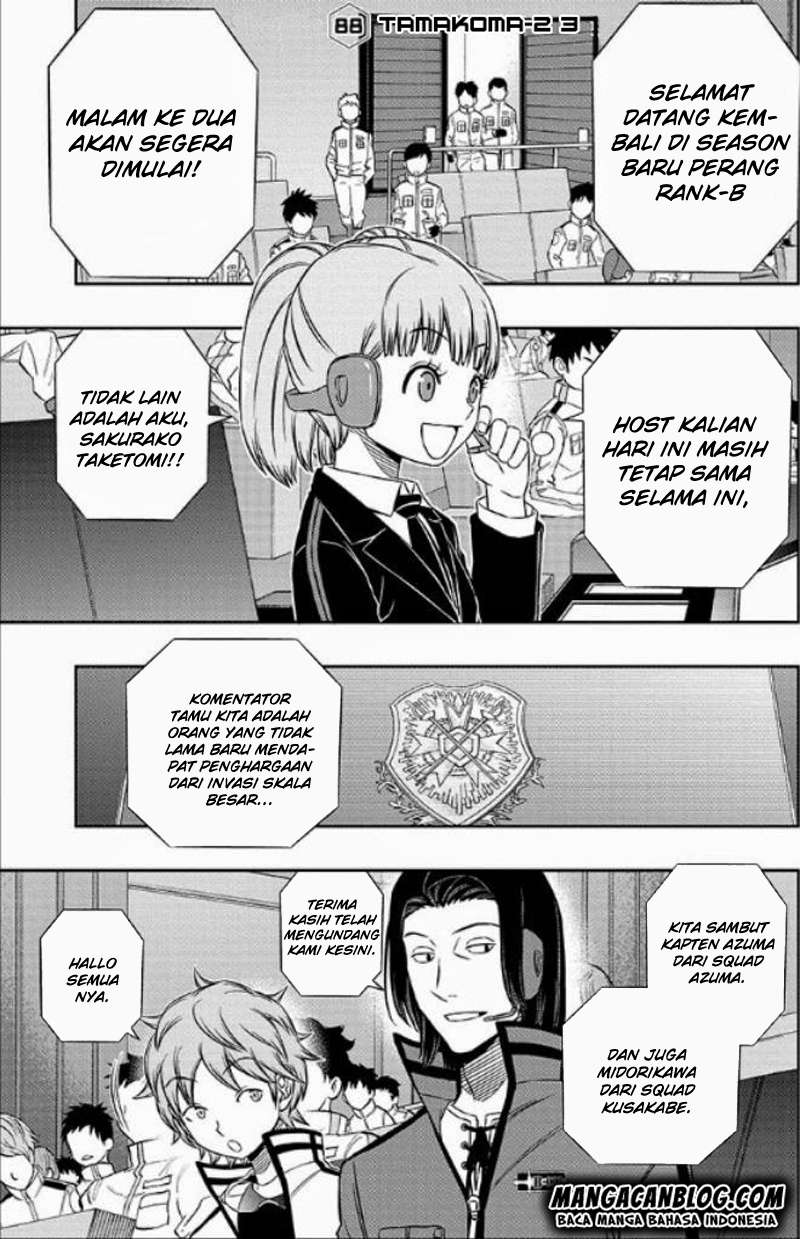 Manga World Trigger Chapter 88 gambar 2