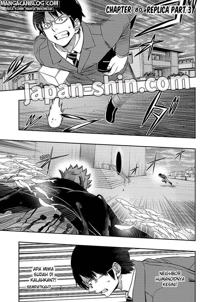 Manga World Trigger Chapter 80 gambar 2