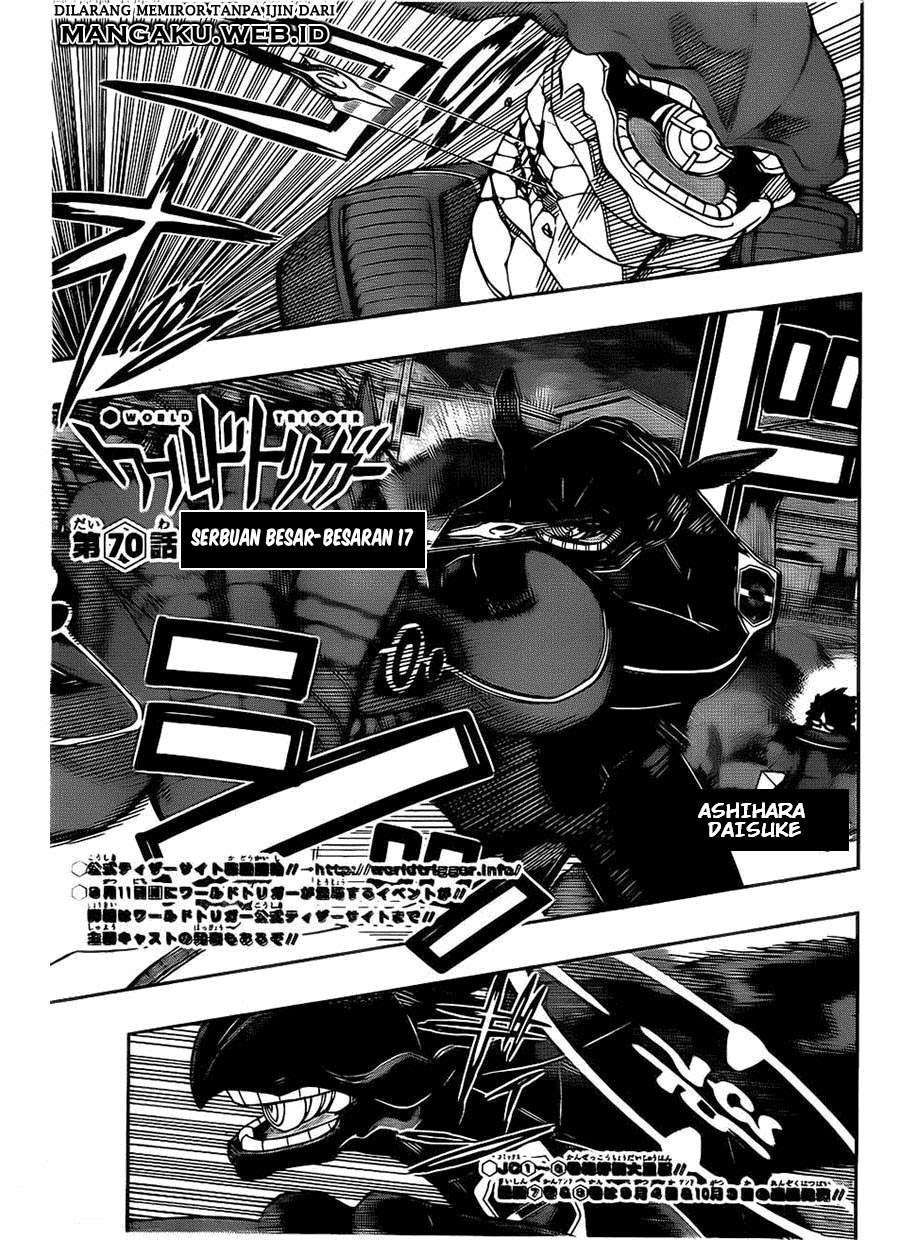 Manga World Trigger Chapter 70 gambar 2