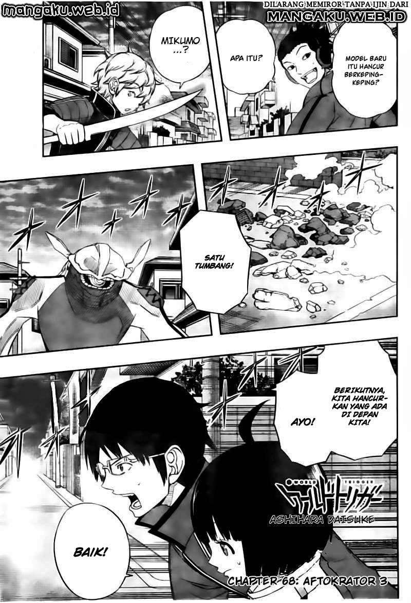 Manga World Trigger Chapter 68 gambar 2
