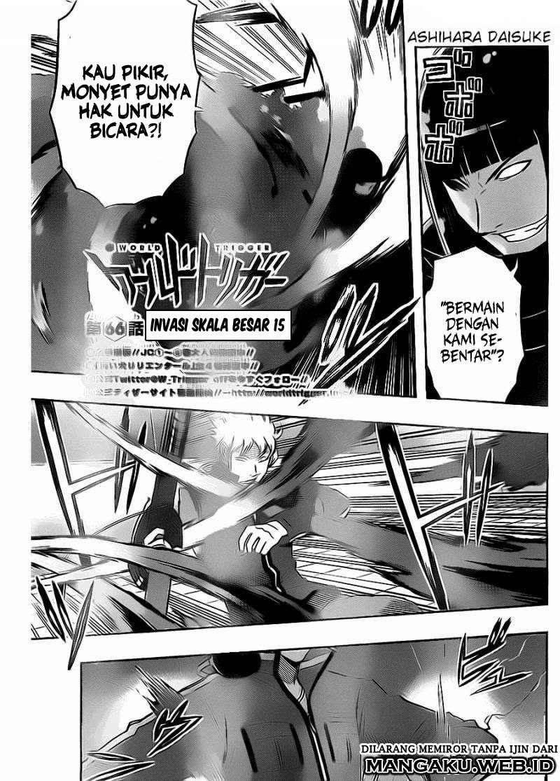 Manga World Trigger Chapter 66 gambar 2