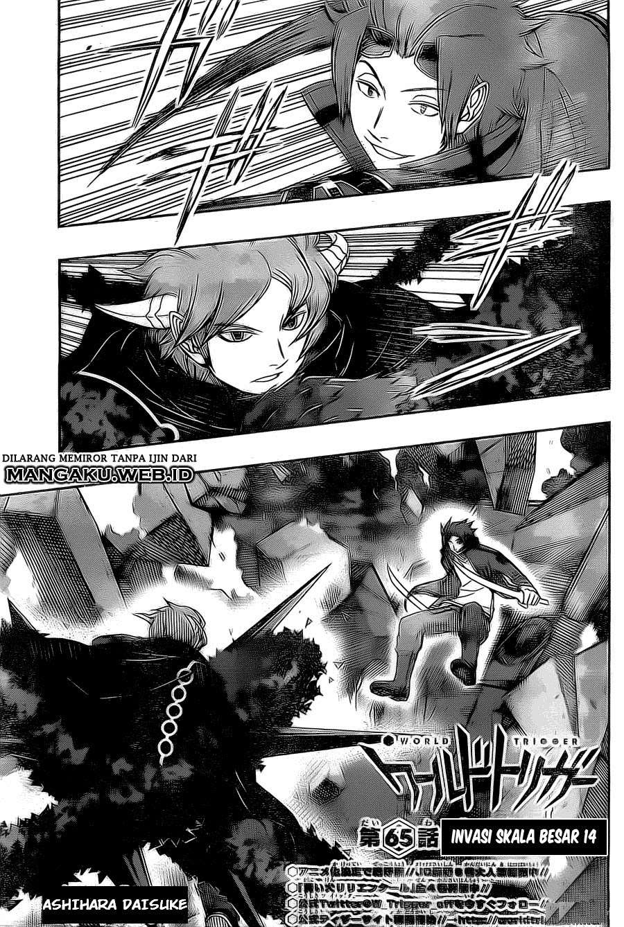 Manga World Trigger Chapter 65 gambar 2