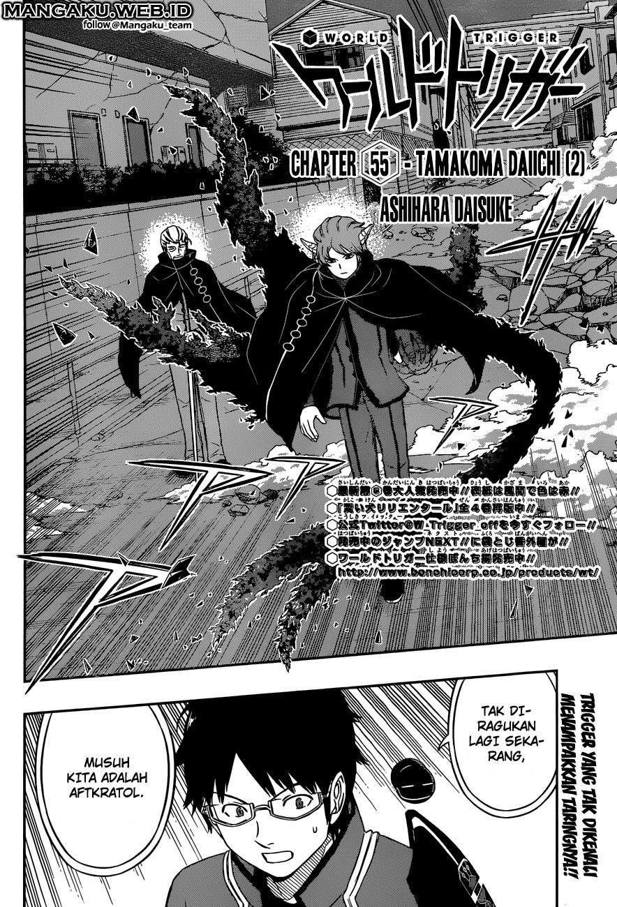 Manga World Trigger Chapter 55 gambar 2