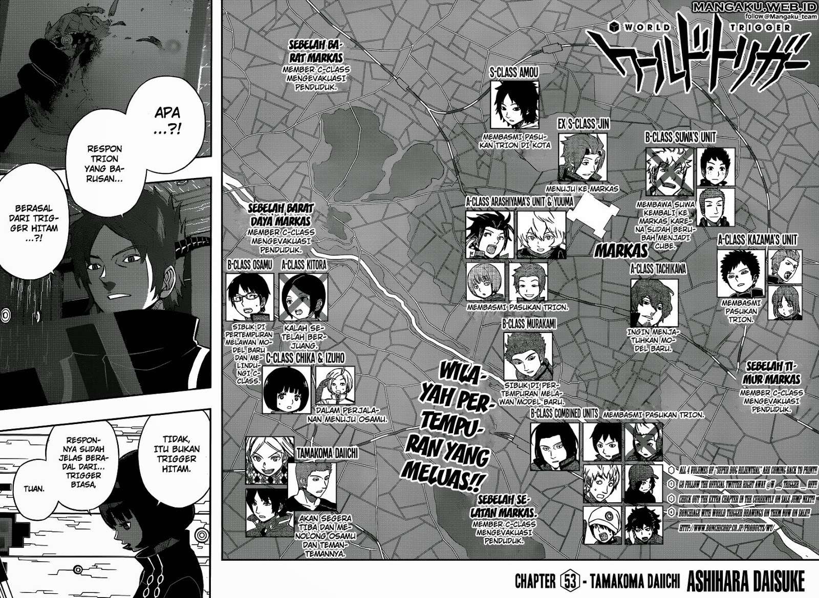 Manga World Trigger Chapter 53 gambar 2