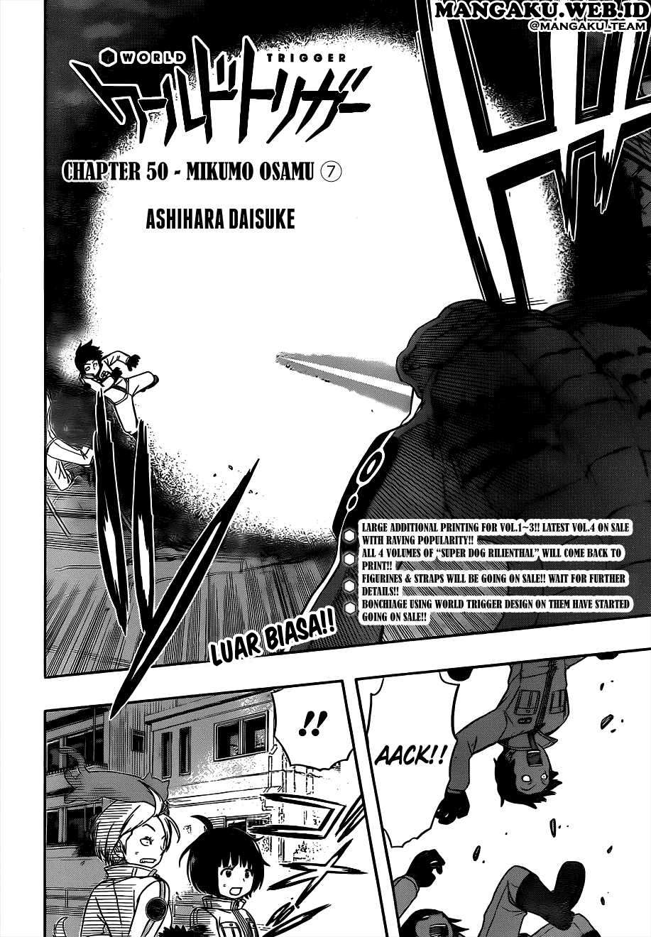 Manga World Trigger Chapter 50 gambar 2