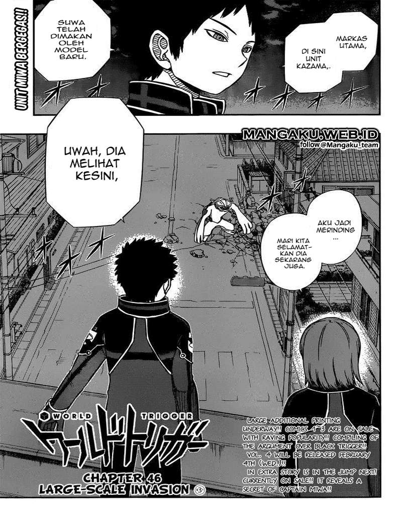 Manga World Trigger Chapter 46 gambar 2