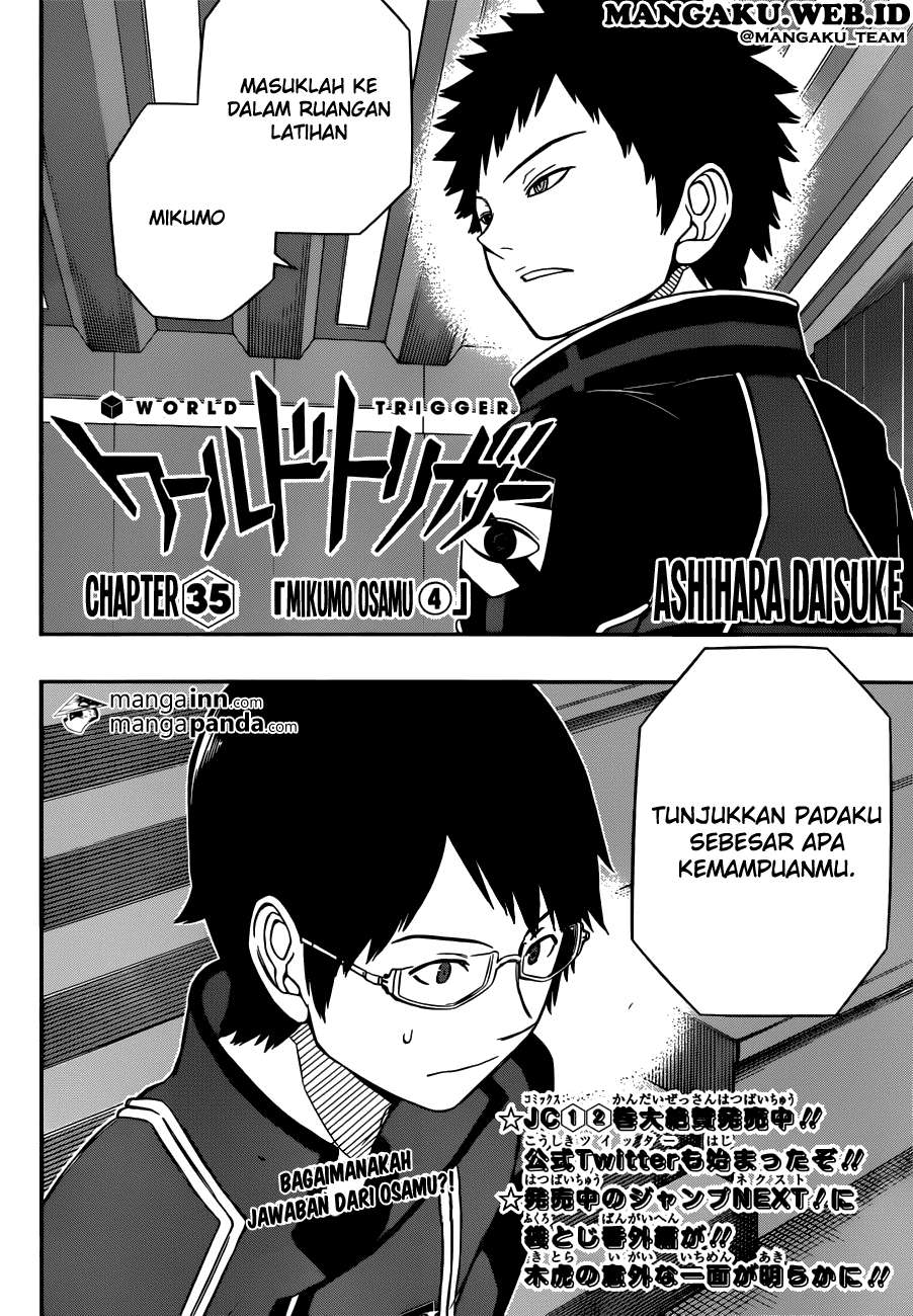 Manga World Trigger Chapter 35 gambar 2