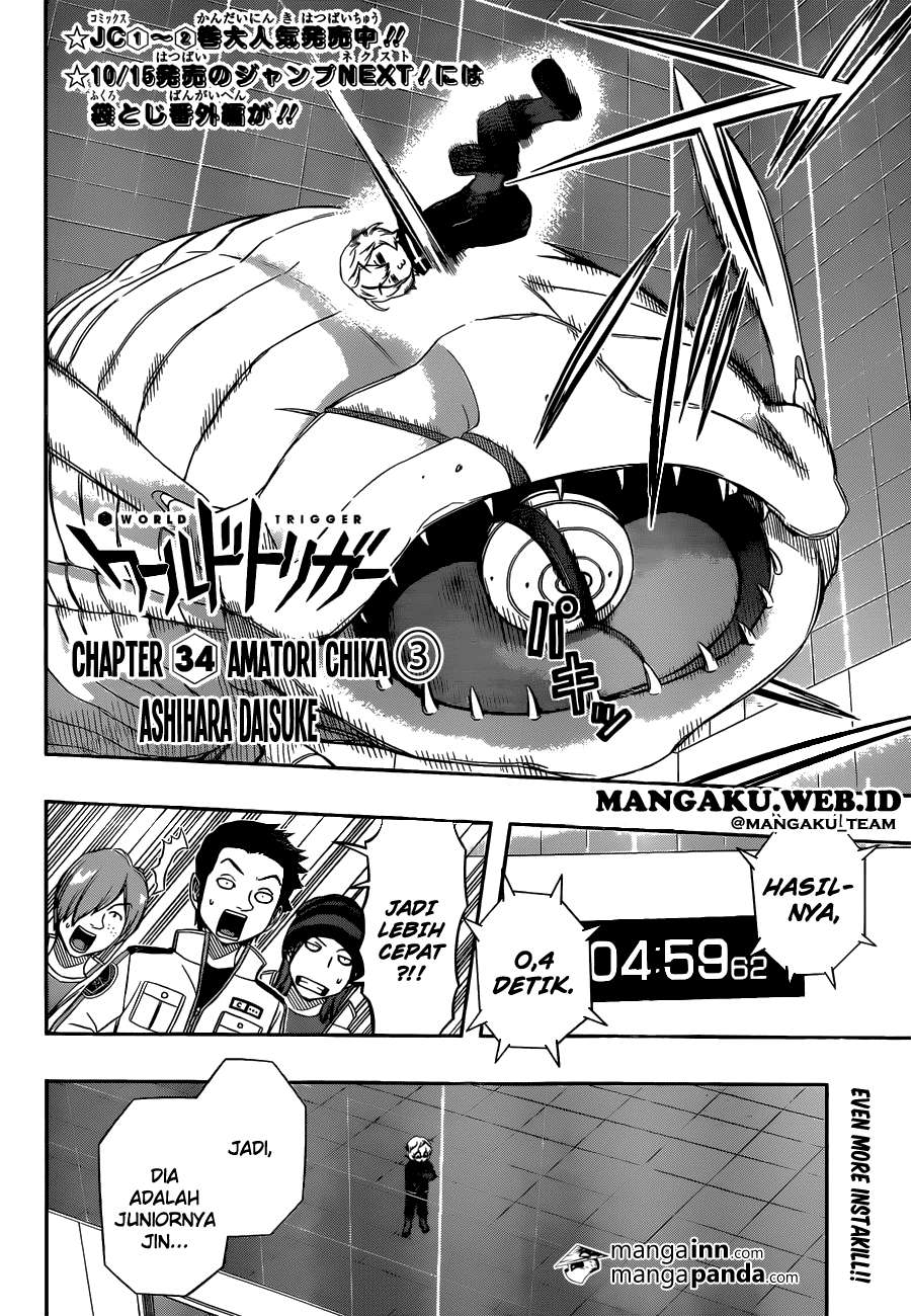 Manga World Trigger Chapter 34 gambar 2