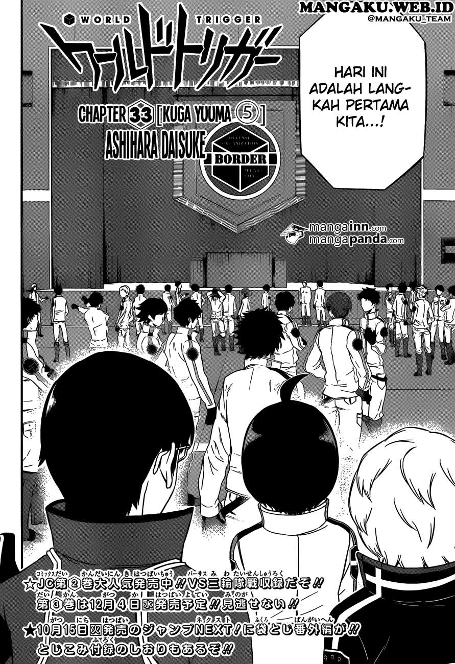 Manga World Trigger Chapter 33 gambar 2