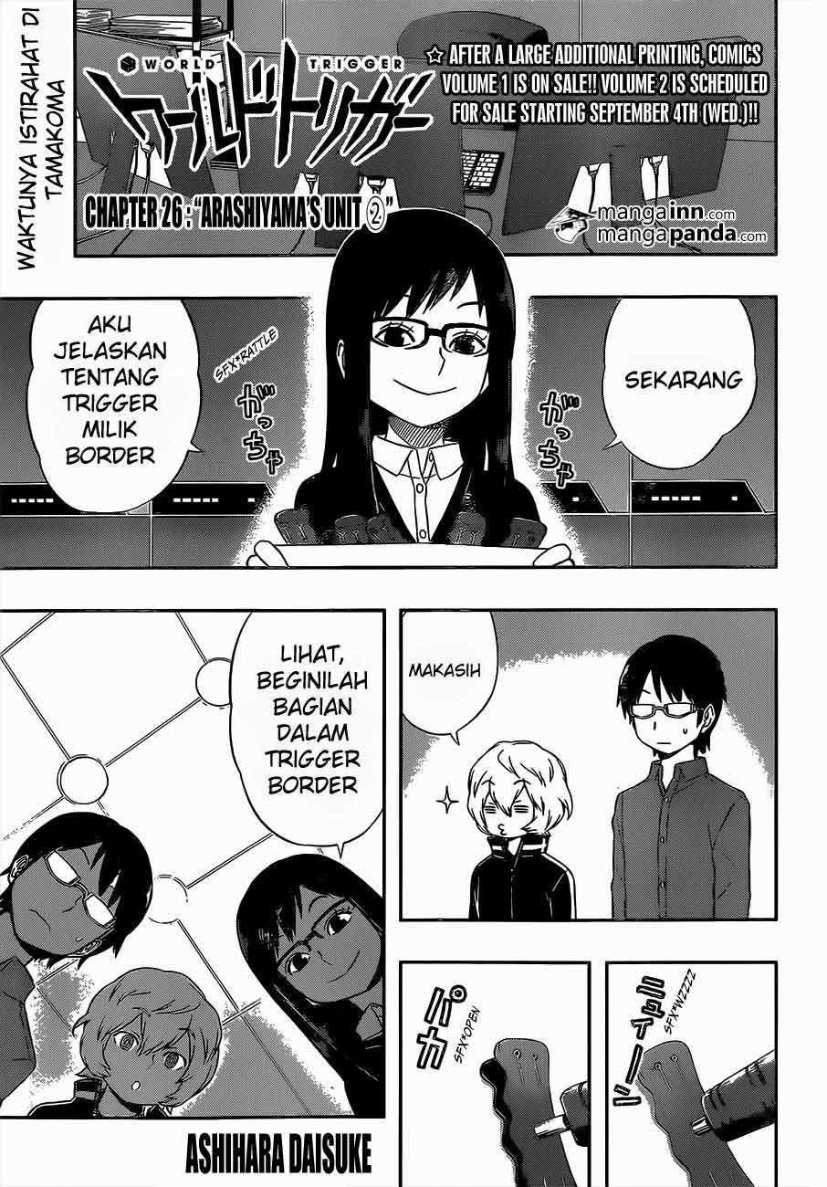 Manga World Trigger Chapter 26 gambar 2