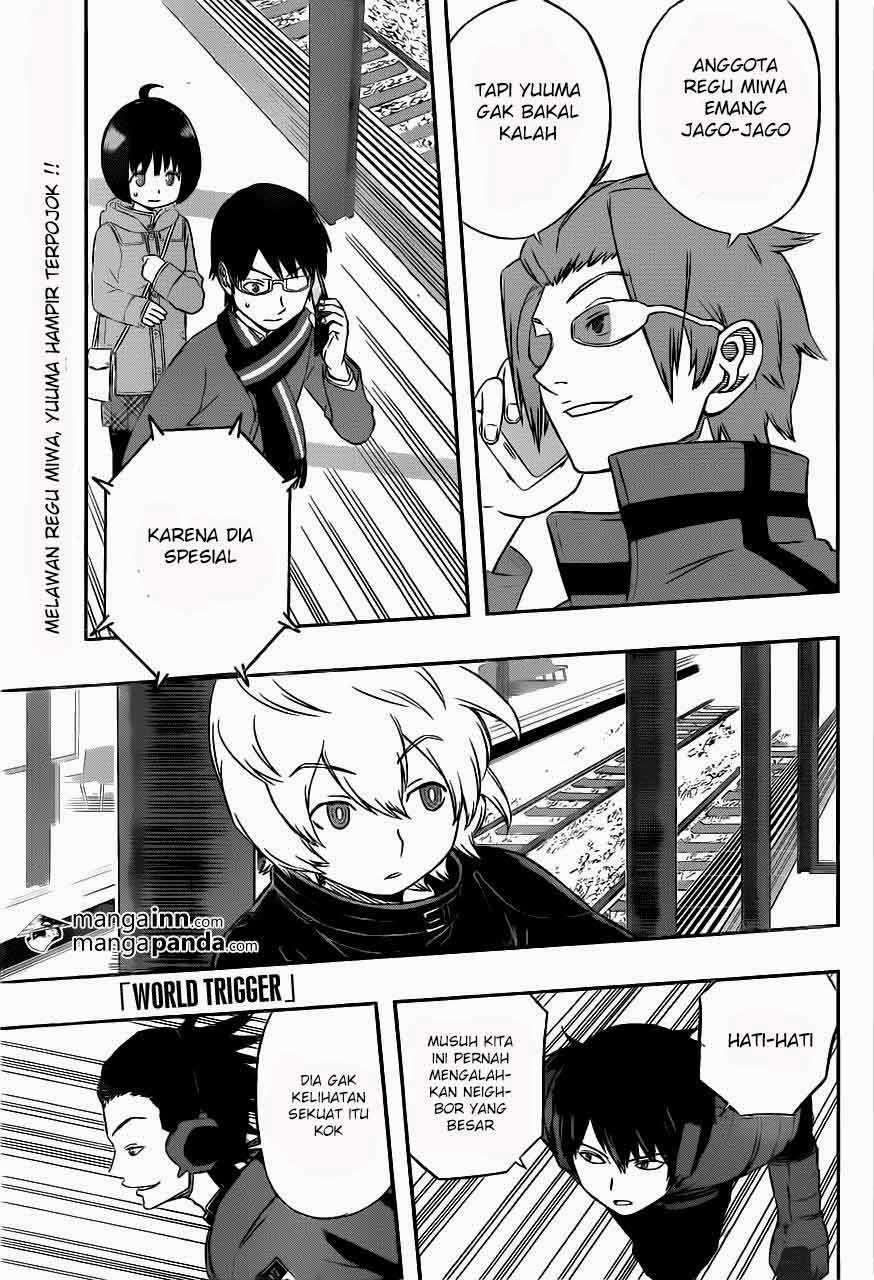 Manga World Trigger Chapter 15 gambar 2