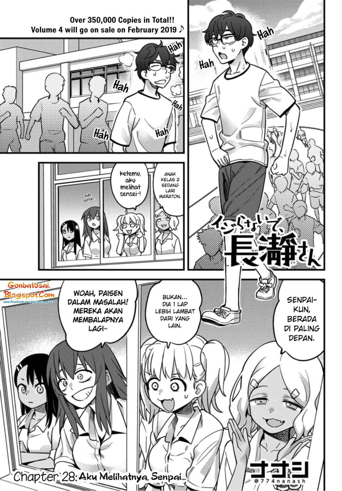 Manga Ijiranaide, Nagatoro-san Chapter 28 gambar 2