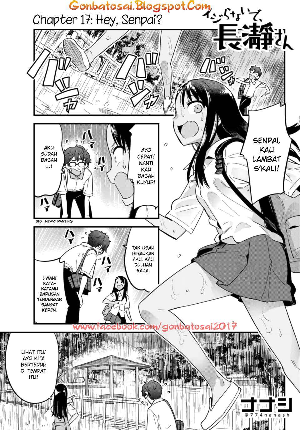 Manga Ijiranaide, Nagatoro-san Chapter 17 gambar 2