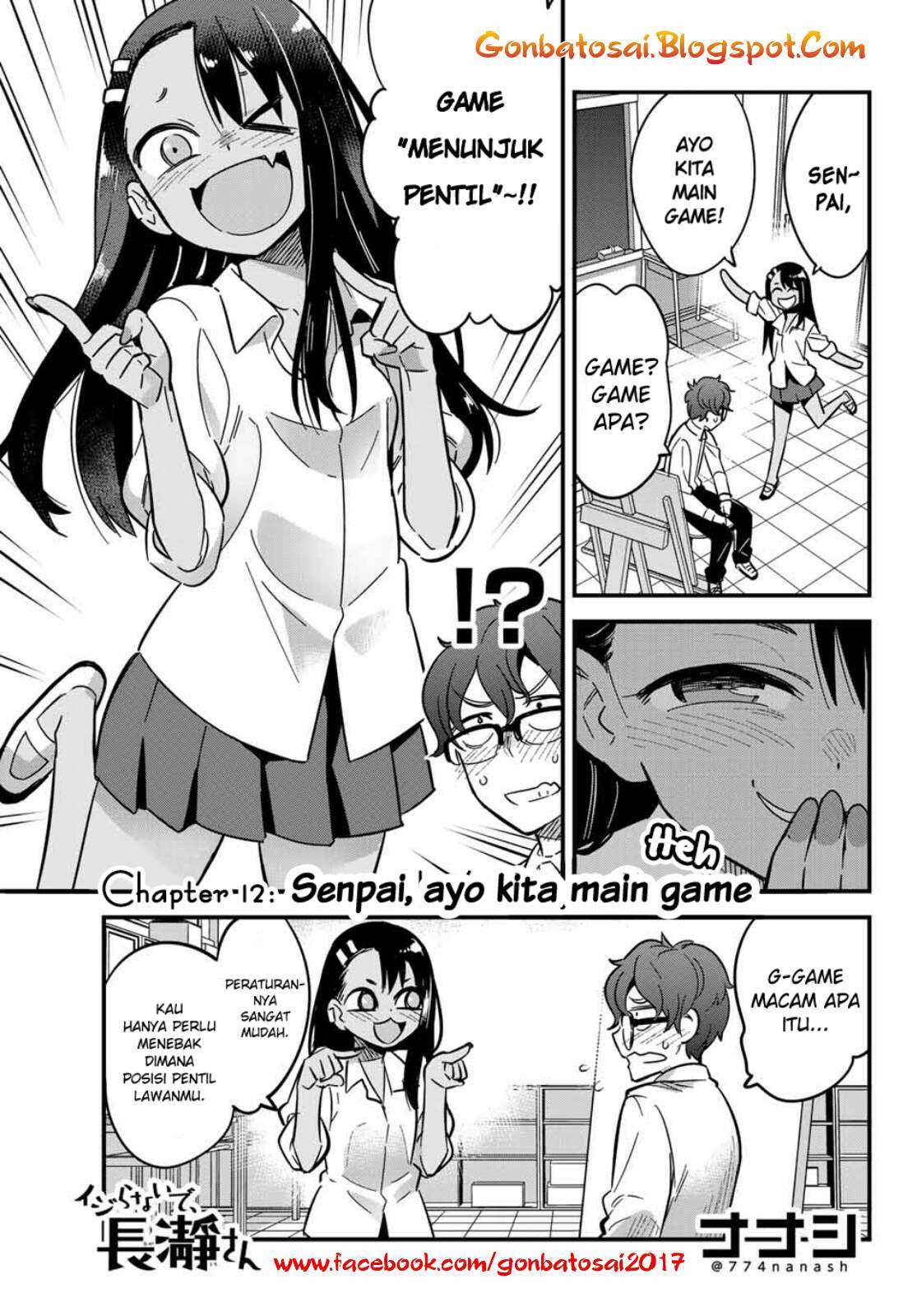 Manga Ijiranaide, Nagatoro-san Chapter 12 gambar 2