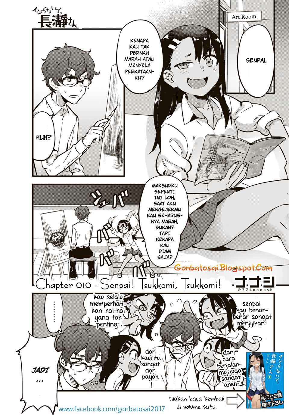 Manga Ijiranaide, Nagatoro-san Chapter 10 gambar 2