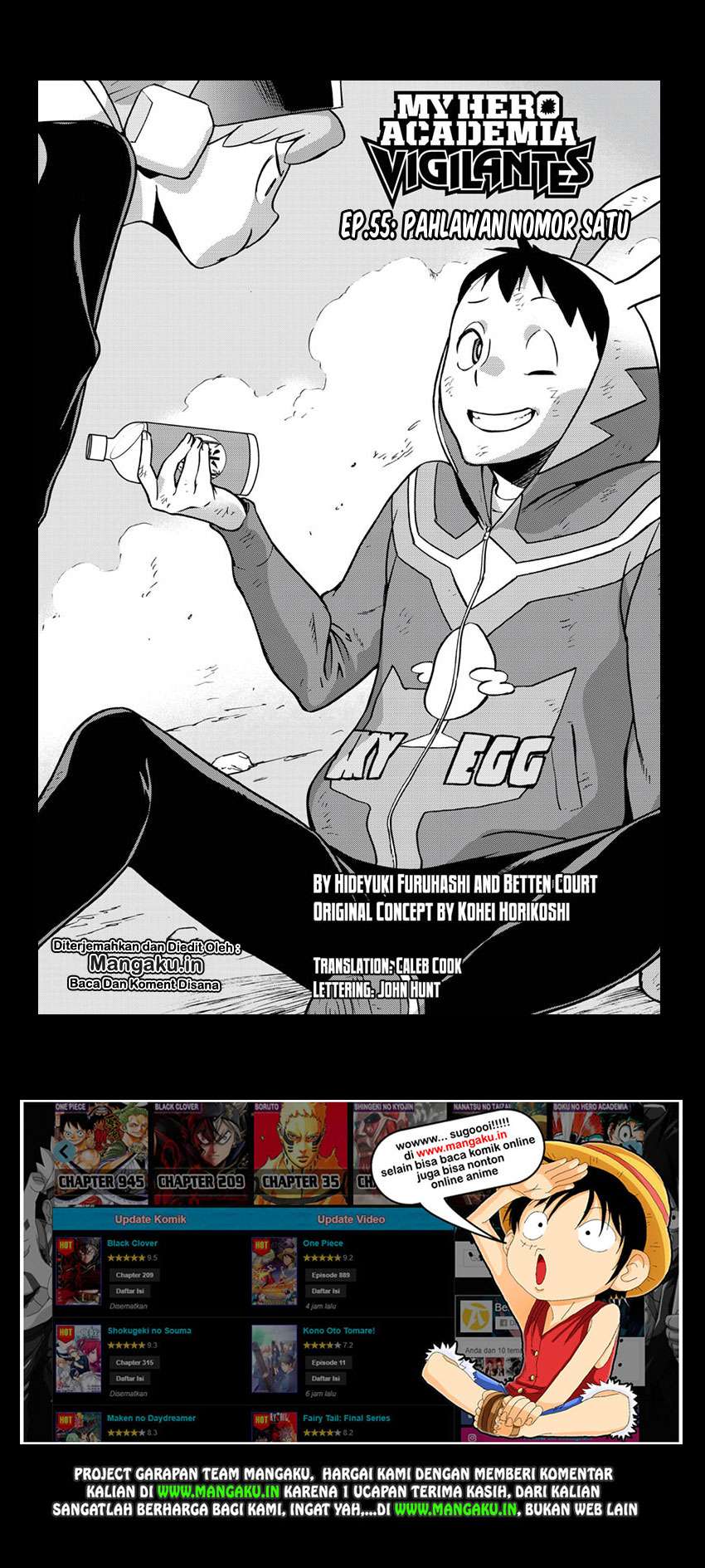 Manga Vigilante: Boku no Hero Academia Illegal Chapter 55 gambar 2