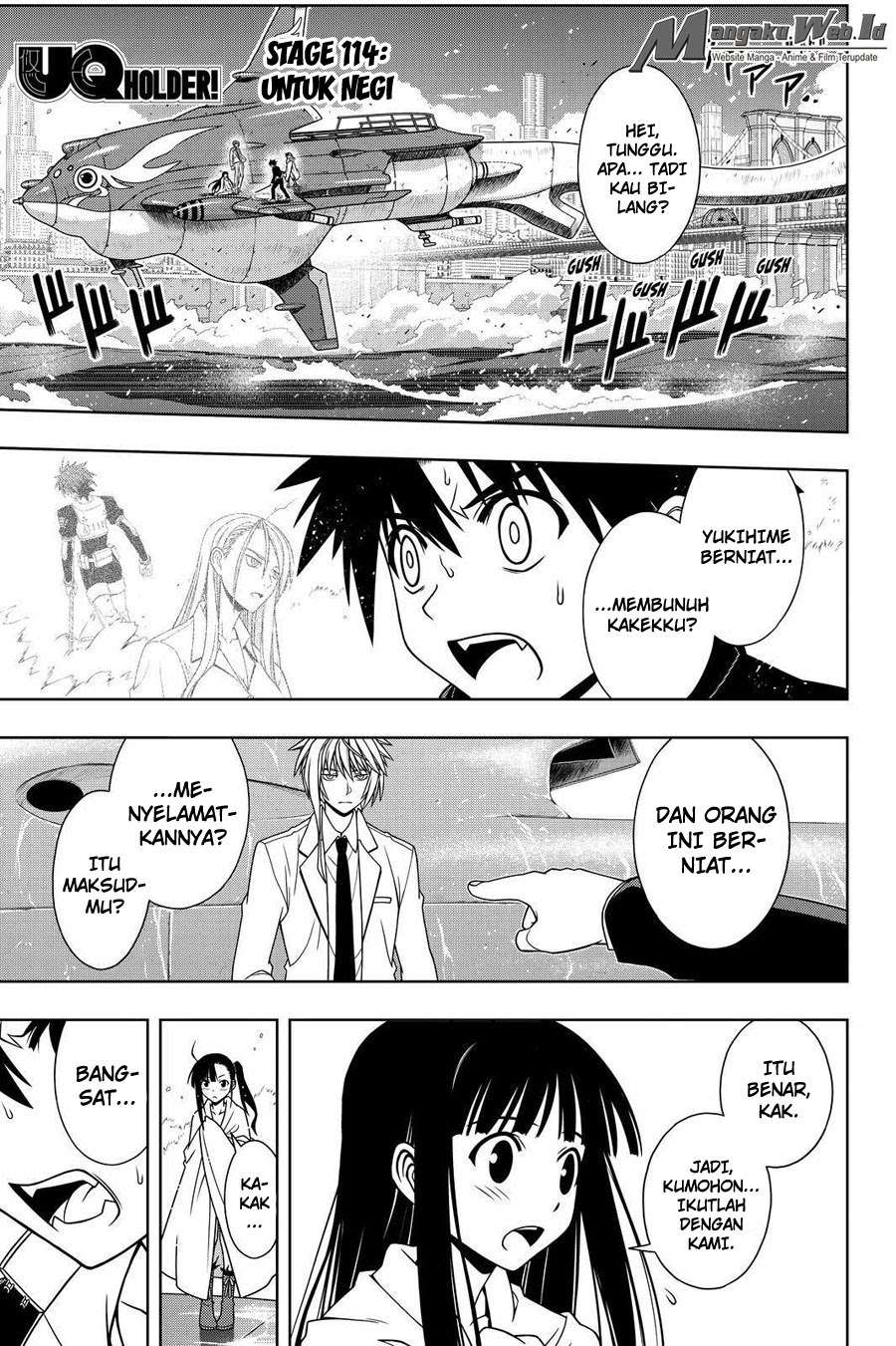 Manga UQ Holder! Chapter 114 gambar 2