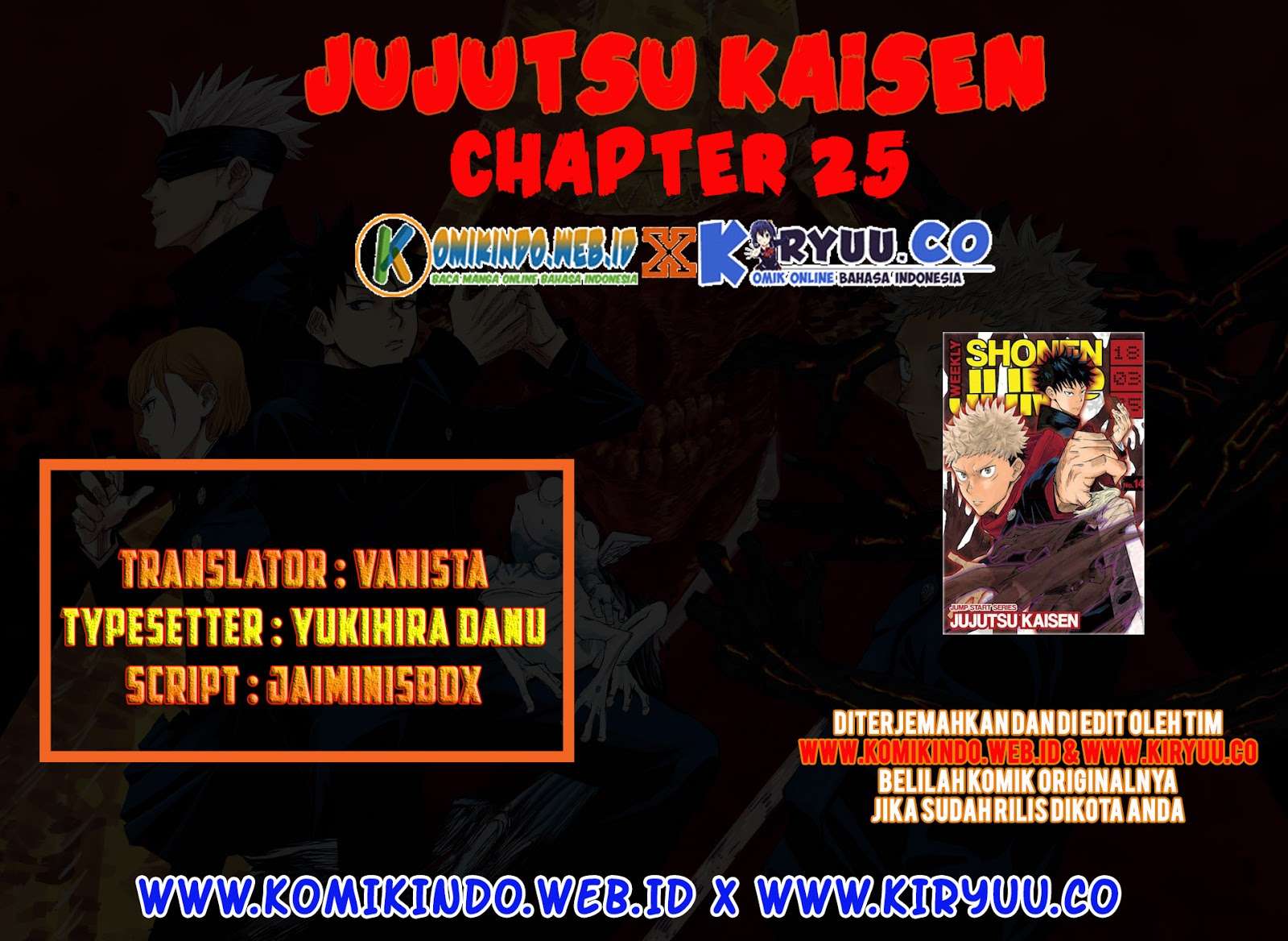 Jujutsu Kaisen Chapter 25 Gambar 3