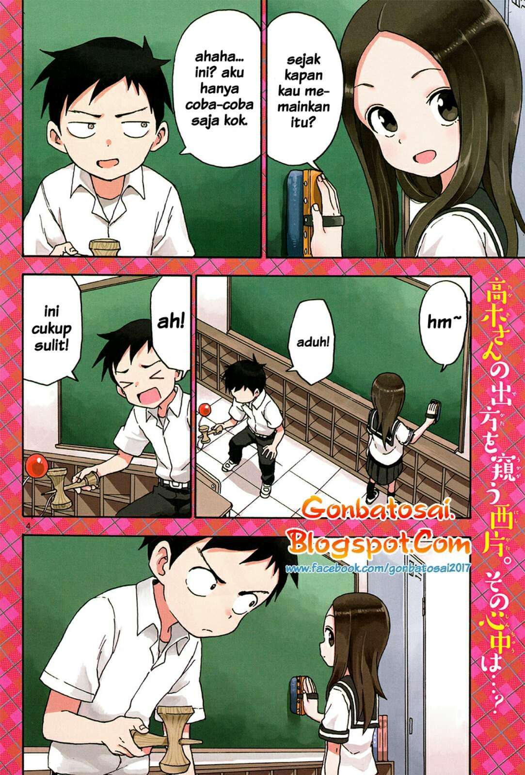 Manga Karakai Jouzu no Takagi-san Chapter 65 gambar 2