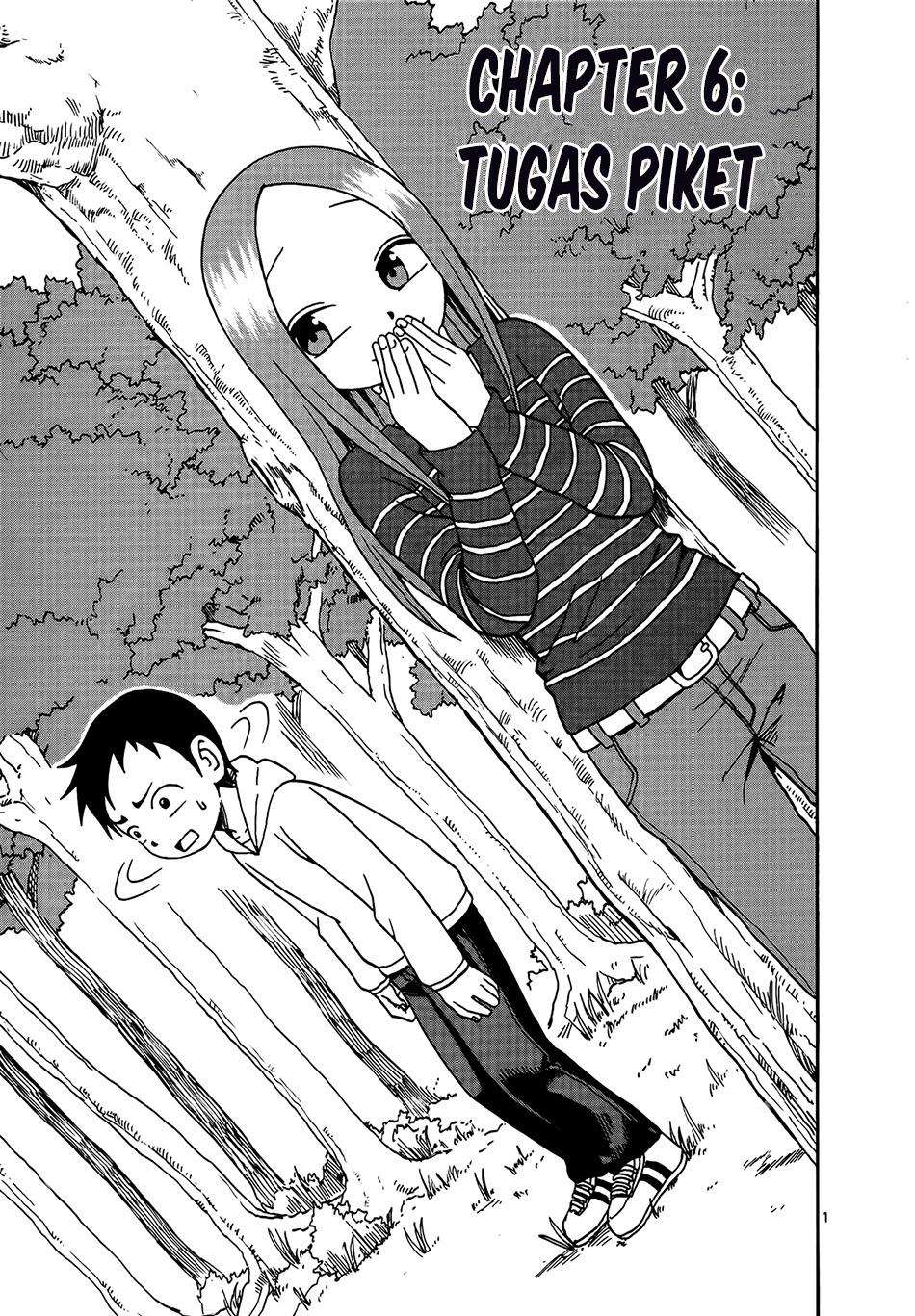 Manga Karakai Jouzu no Takagi-san Chapter 6 gambar 2