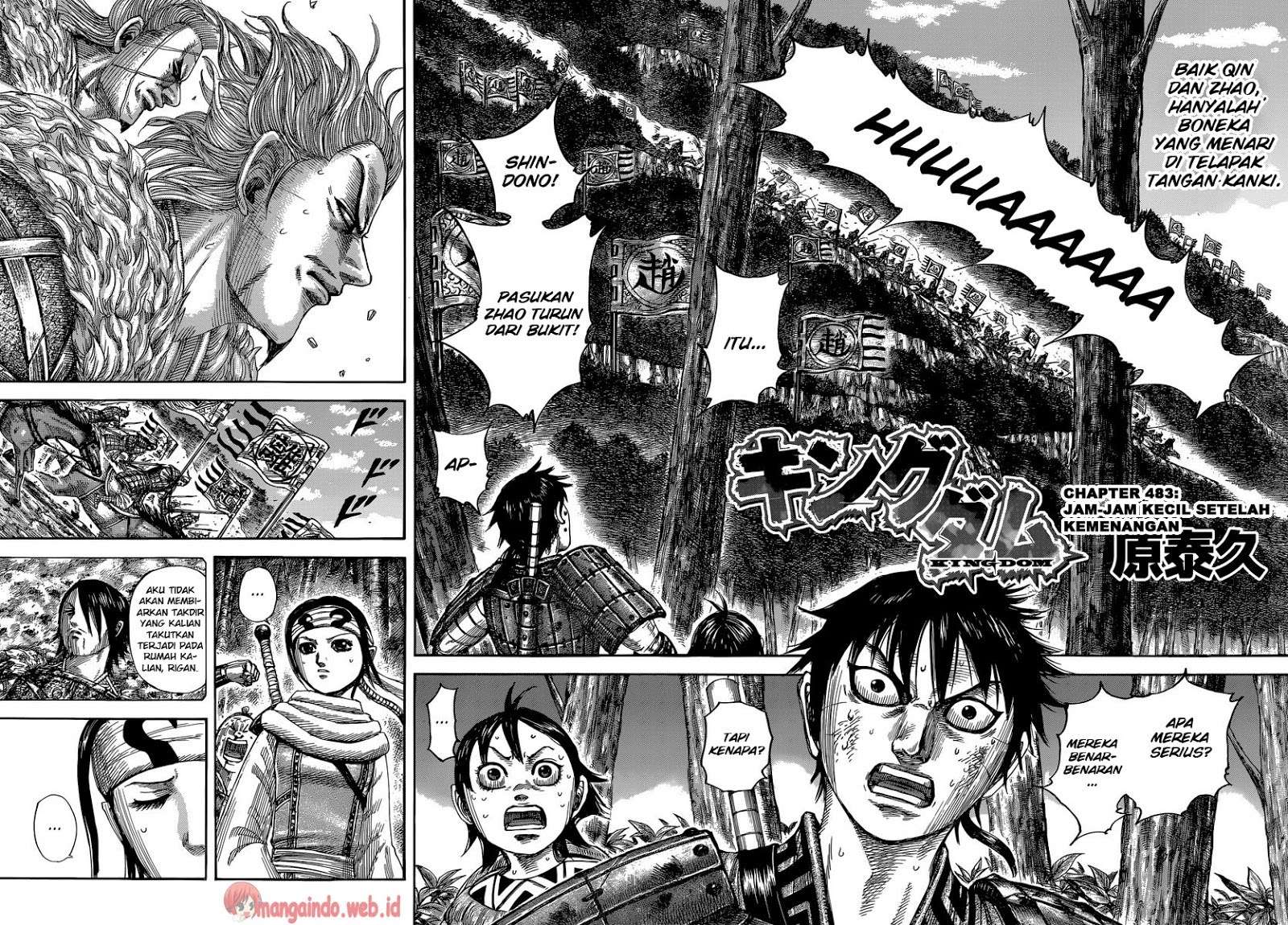 Manga Kingdom Chapter 483 gambar 2