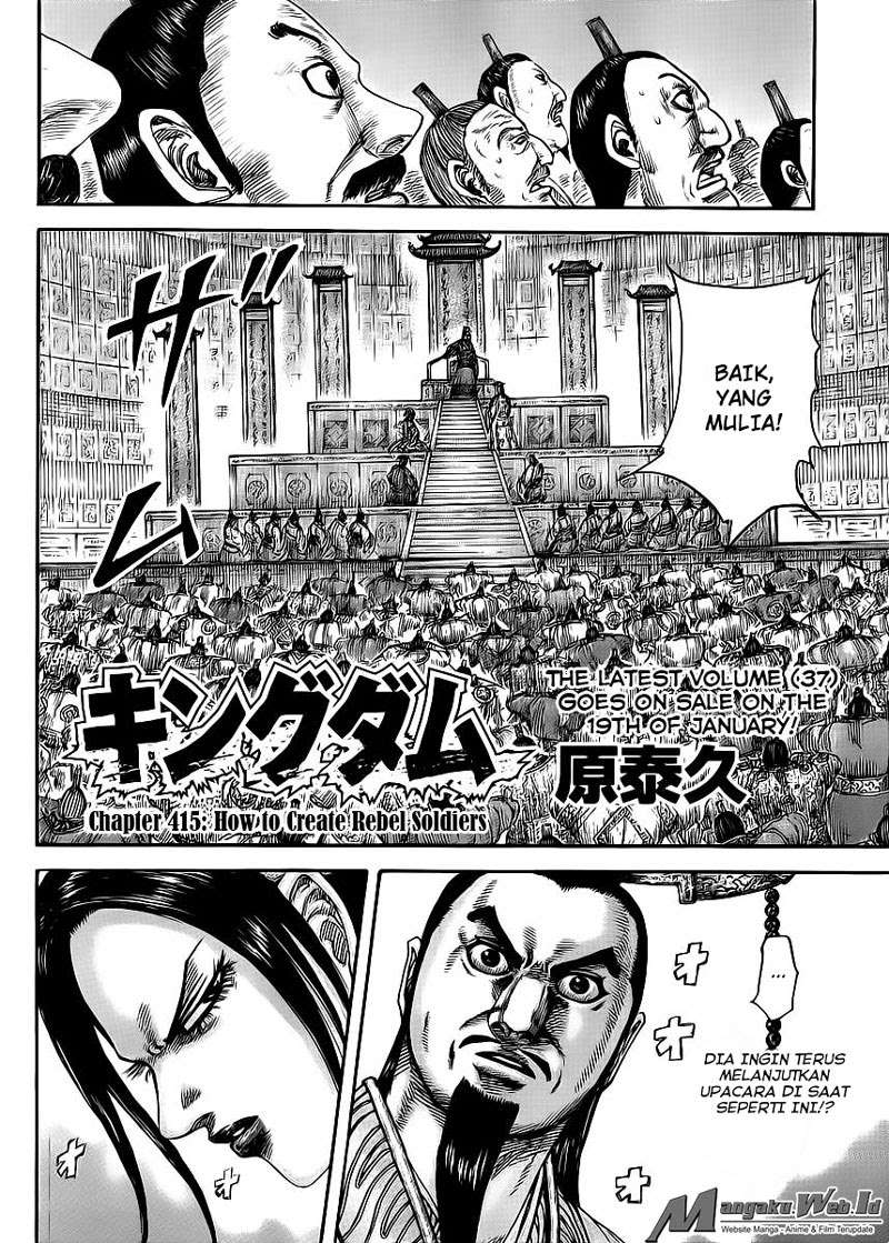 Manga Kingdom Chapter 415 gambar 2
