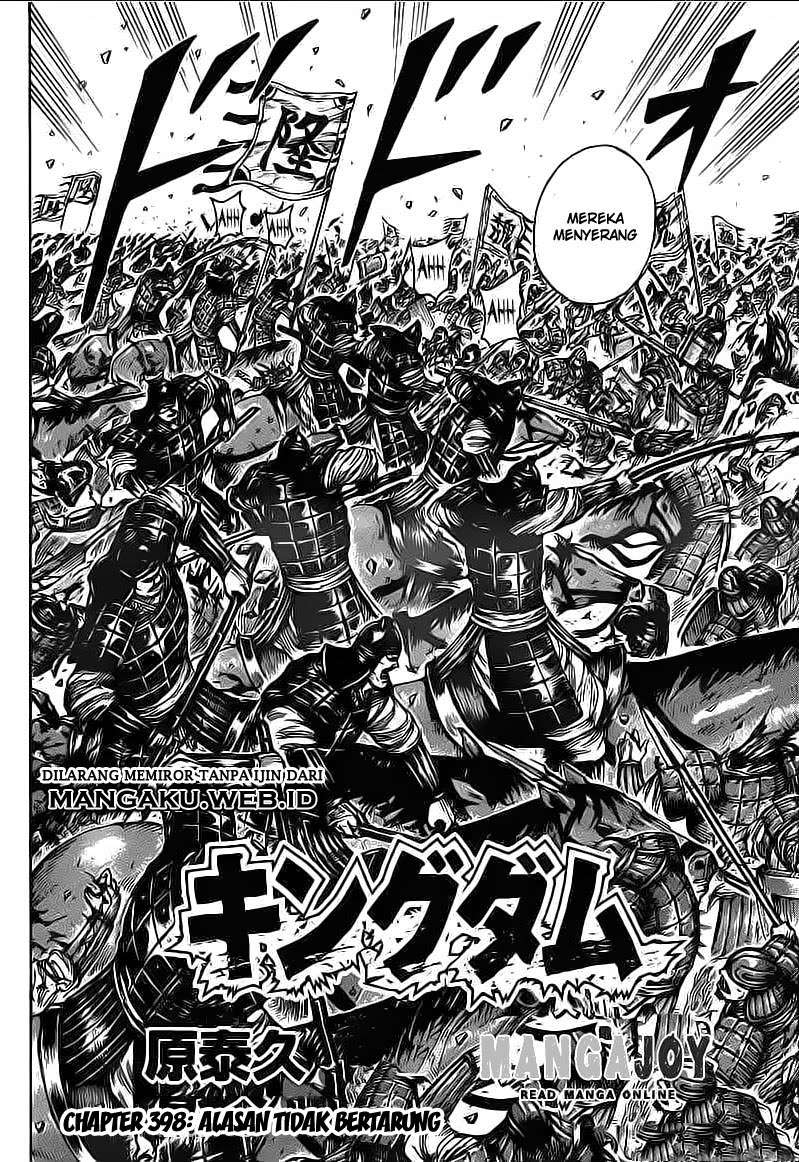 Manga Kingdom Chapter 398 gambar 2