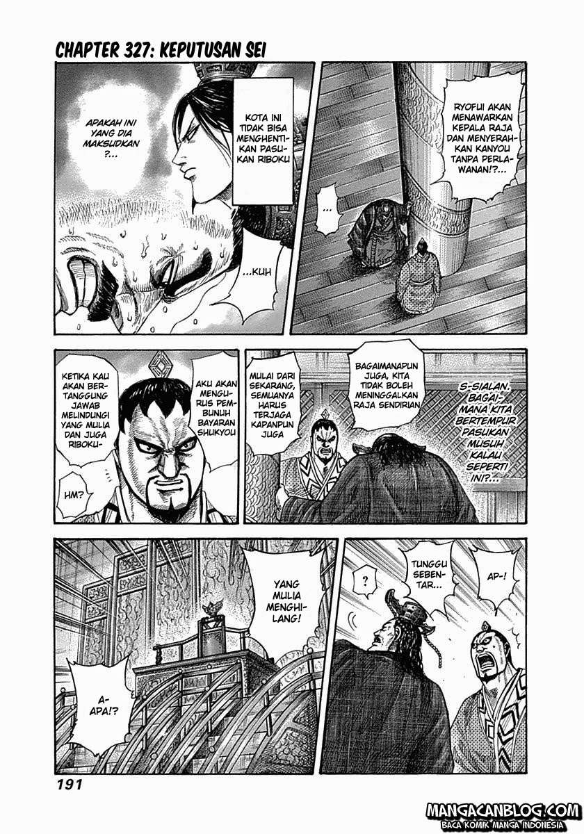 Manga Kingdom Chapter 327 gambar 2