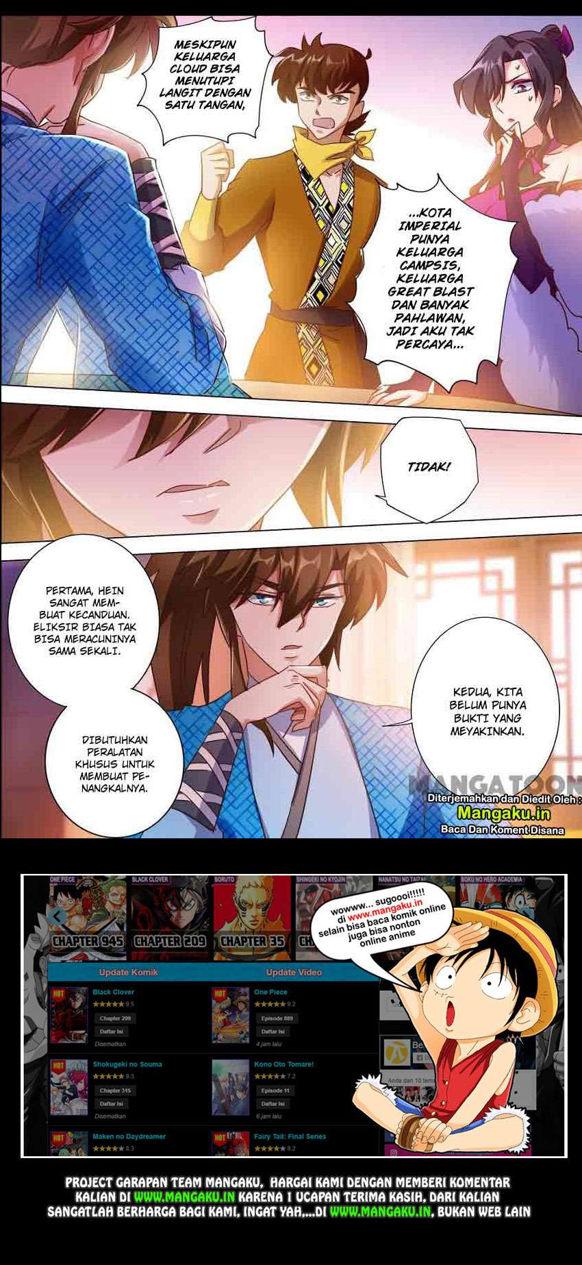 Manhua Spirit Sword Sovereign Chapter 201 gambar 2