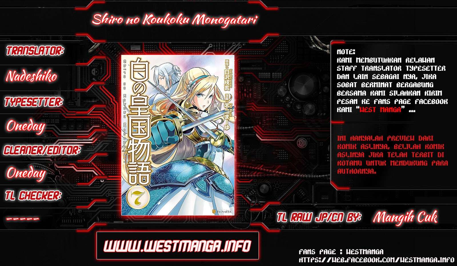 Manga Shiro no Koukoku Monogatari Chapter 62 gambar 2