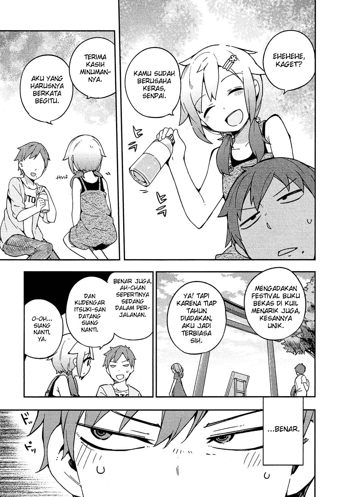 Manga Ookami Shounen wa Kyou mo Uso wo Kasaneru Chapter 13 gambar 2