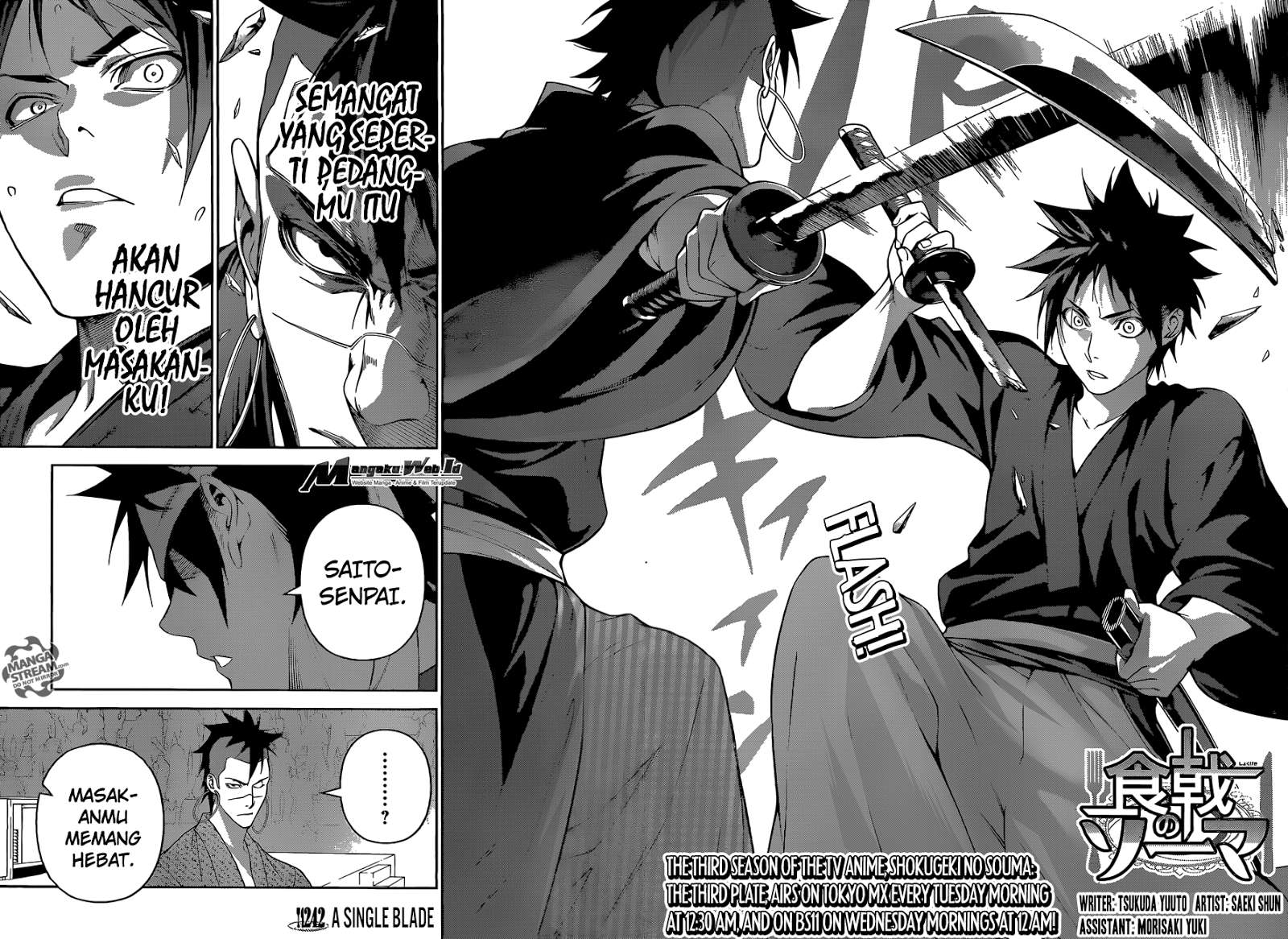 Manga Shokugeki no Souma Chapter 242 gambar 2