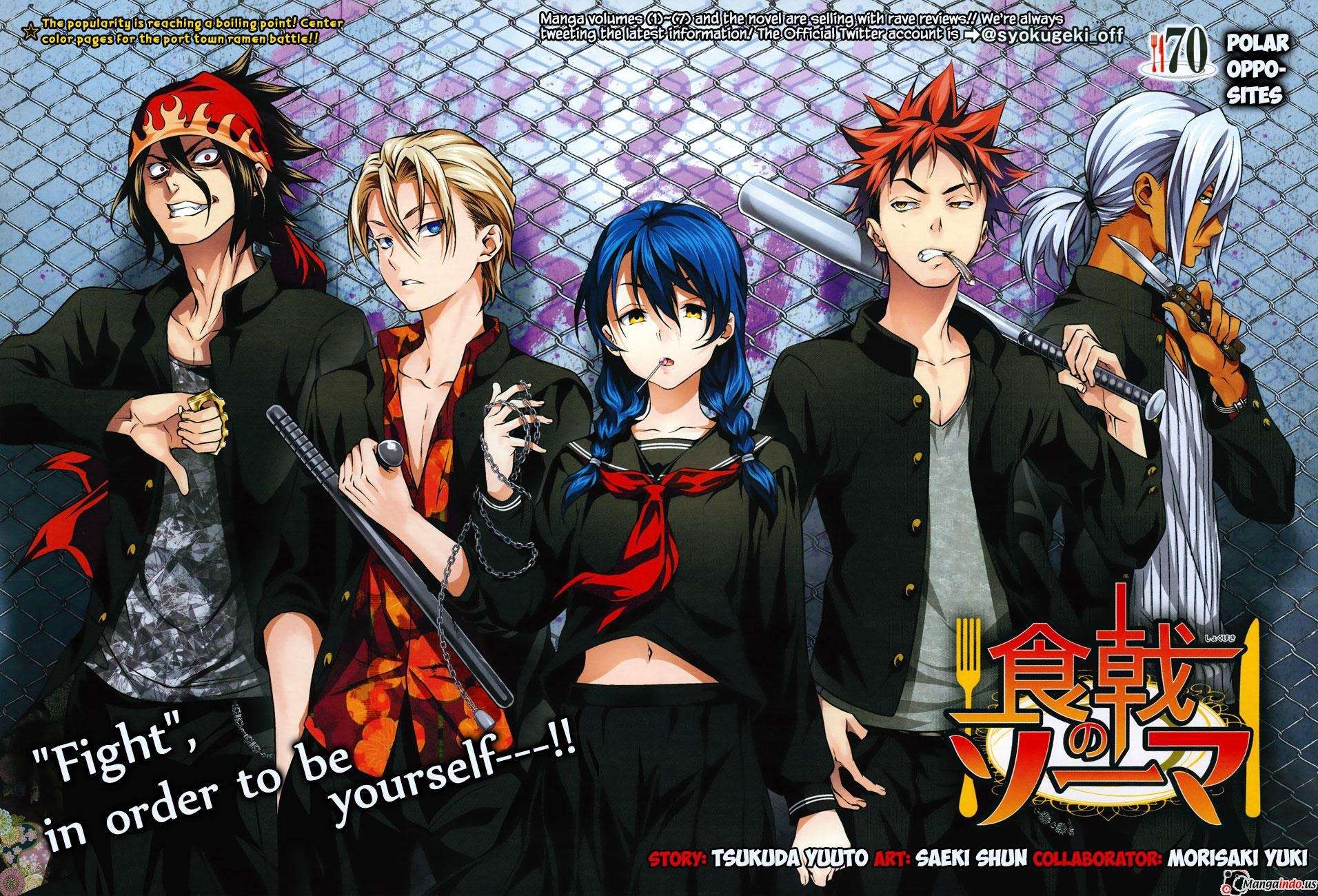 Manga Shokugeki no Souma Chapter 70 gambar 2