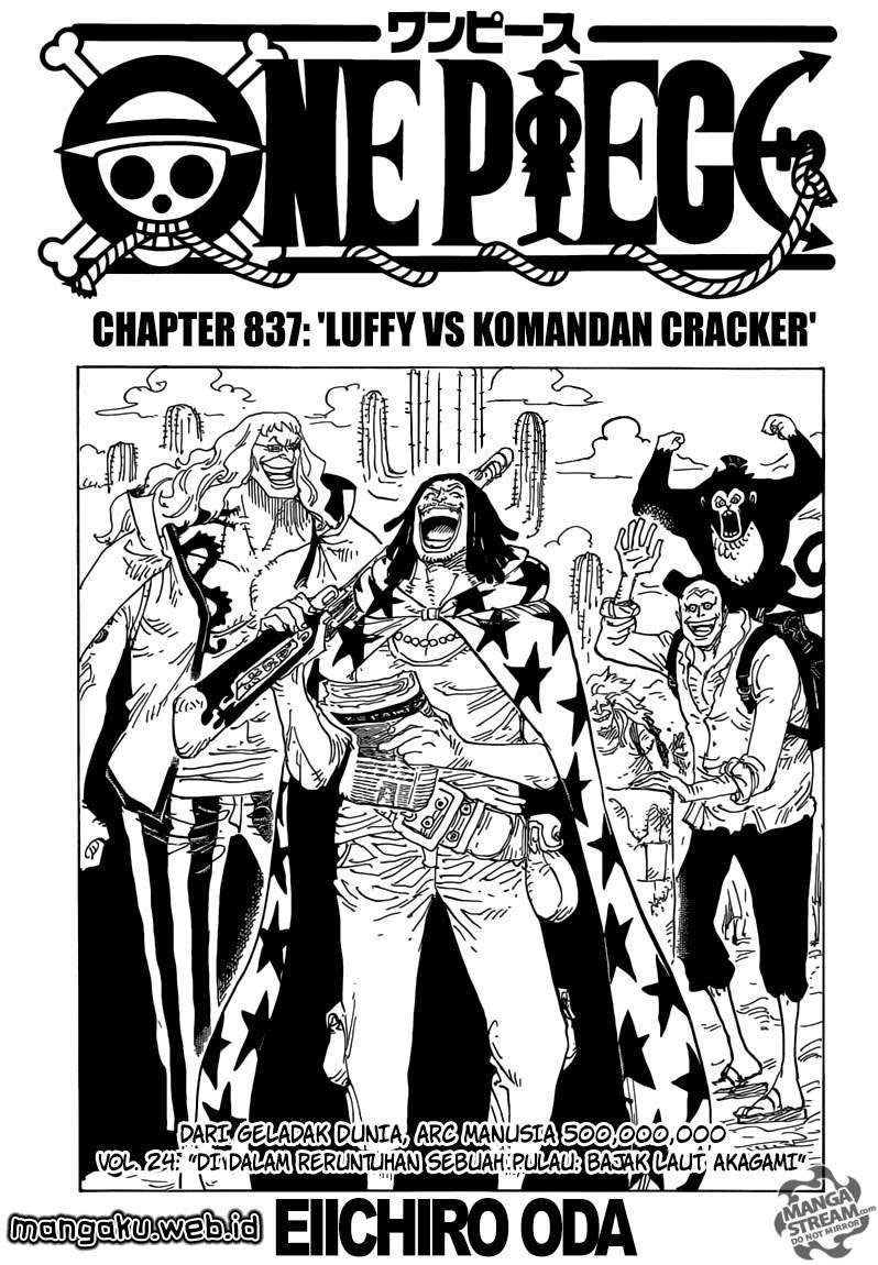 Manga One Piece Chapter 837 gambar 2