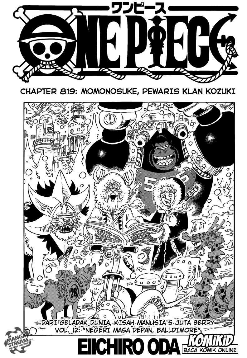 Manga One Piece Chapter 819 gambar 2