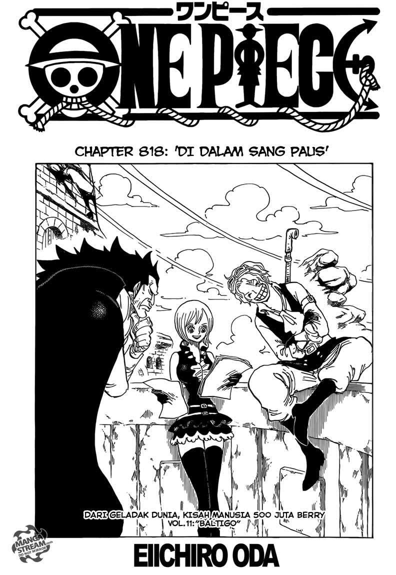 Manga One Piece Chapter 818 gambar 2