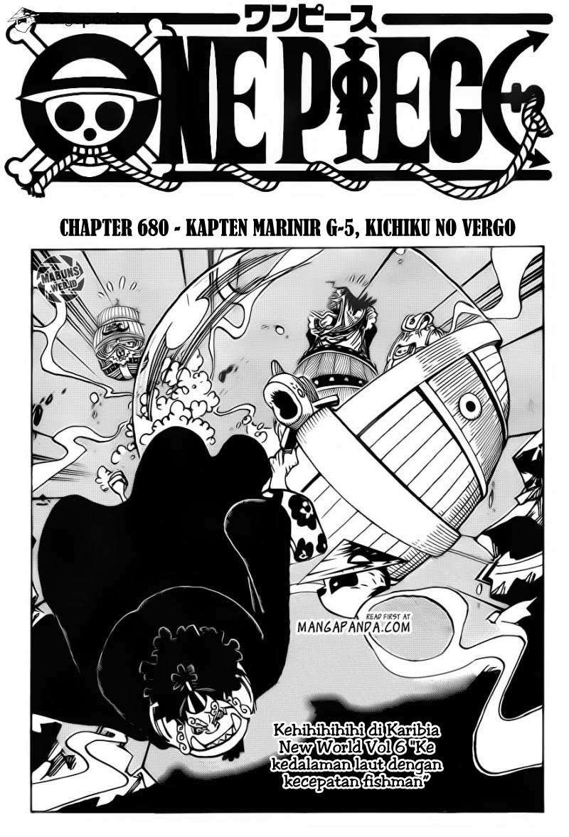 Manga One Piece Chapter 680 gambar 2