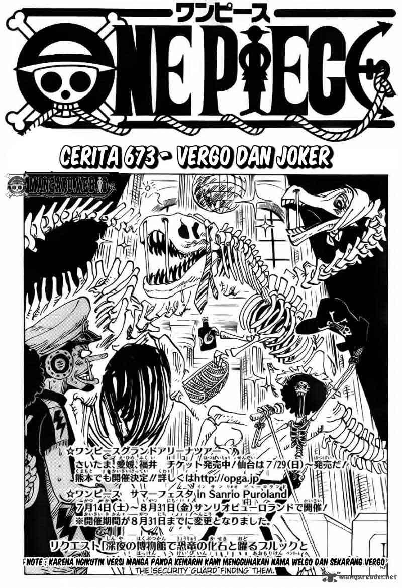Manga One Piece Chapter 673 gambar 2