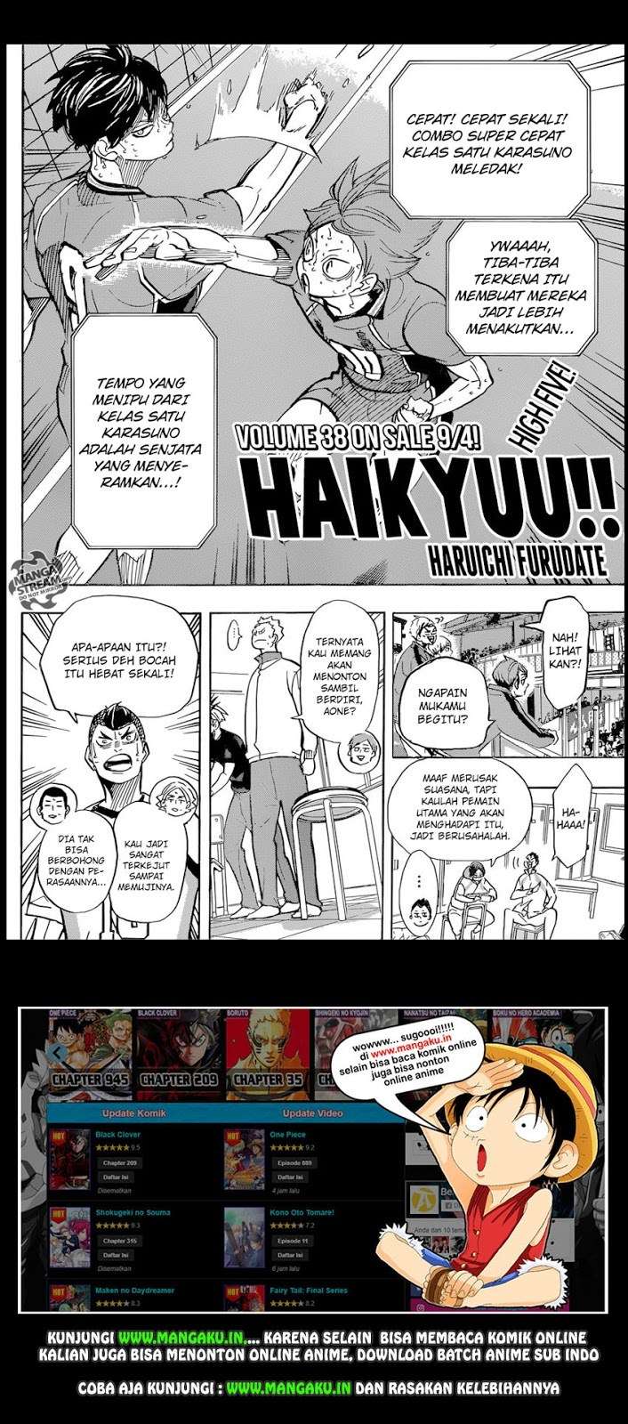 Manga Haikyuu!! Chapter 362 gambar 2